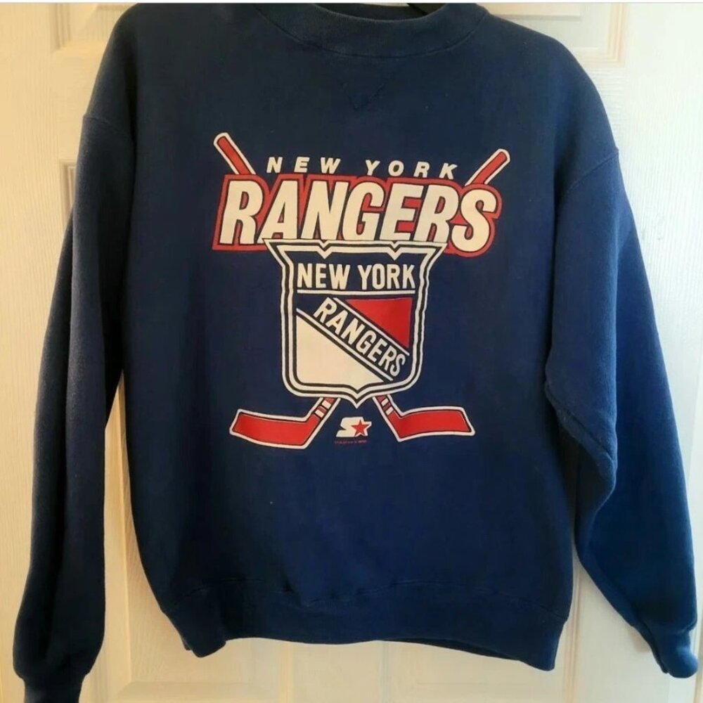 Vintage Reprint New York Rangers Men's Unisex Sweatshirt